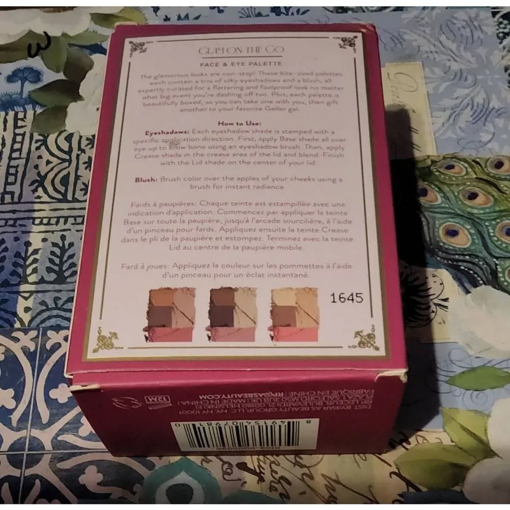 NIB~LAURA GELLER Glam on the Go Set of (3) Face & Eye Makeup Palettes